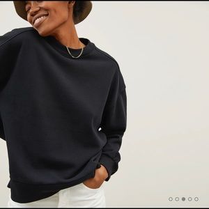 Everlane track oversized crew